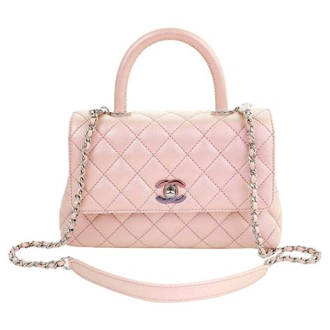 pink coco chanel purse